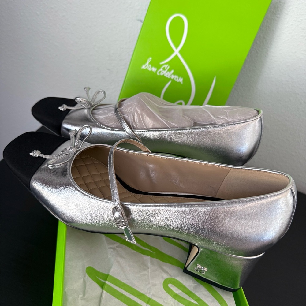 NEW Sam Edelman Thora Mary Jane Pump Block Heel - Picture 2 of 11